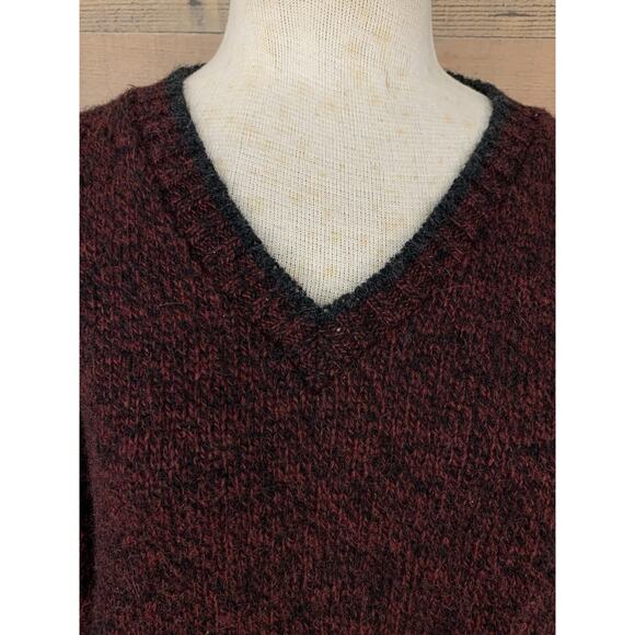 Vintage 1980’s 90’s Wool Blend Oversized Sweater Sz M USA Cottage Simple - Picture 3 of 8